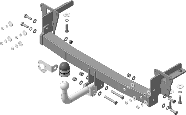 Фаркоп Мотодор для Subaru Outback V 2014-2019. Артикул 92203-A