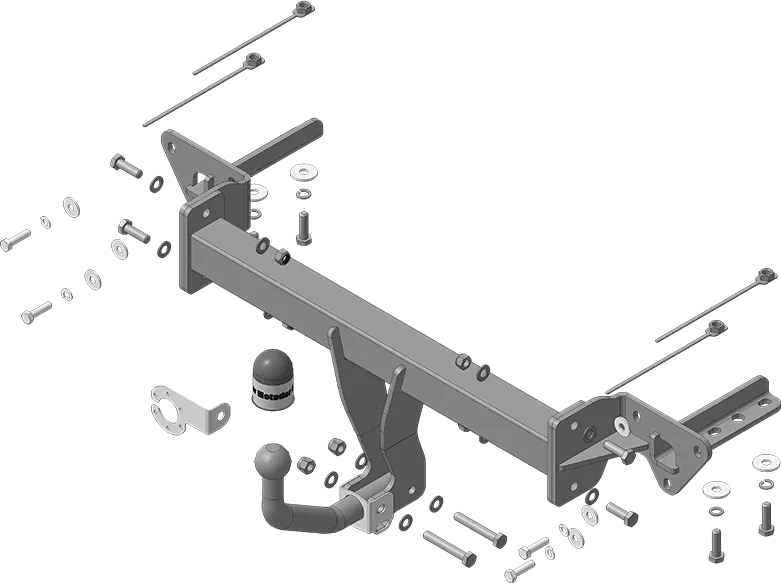 Фаркоп Мотодор для Subaru Forester V 2018-2025. Артикул 92202-A