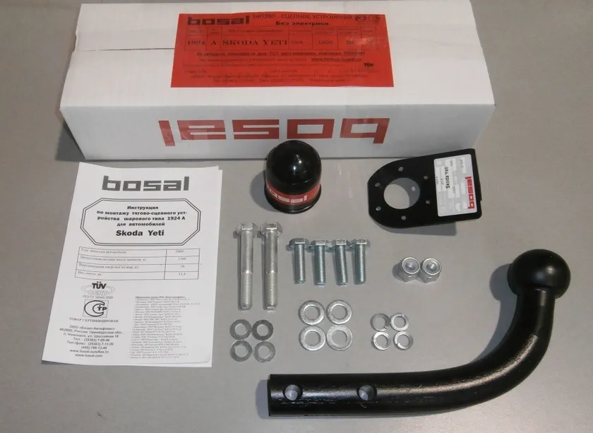 Фаркоп Oris (ранее Bosal) для Skoda Yeti 2009-2018. Артикул 1924-A Фаркоп Oris (ранее Bosal) для Skoda Yeti 2009-2018. Артикул 1924-A