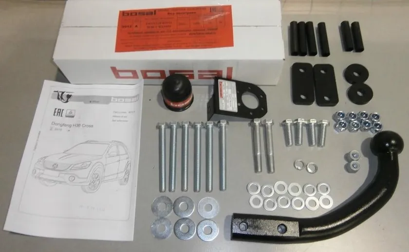 Фаркоп Oris (ранее Bosal) для Dongfeng H30 Cross 2015-2025. Артикул 9012-A Фаркоп Oris (ранее Bosal) для Dongfeng H30 Cross 2015-2025. Артикул 9012-A