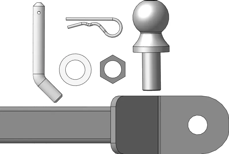 Кронштейн Мотодор с шаром американ. d50 (Хром. шар). Артикул 90807-E Кронштейн Мотодор с шаром американ. d50 (Хром. шар). Артикул 90807-E