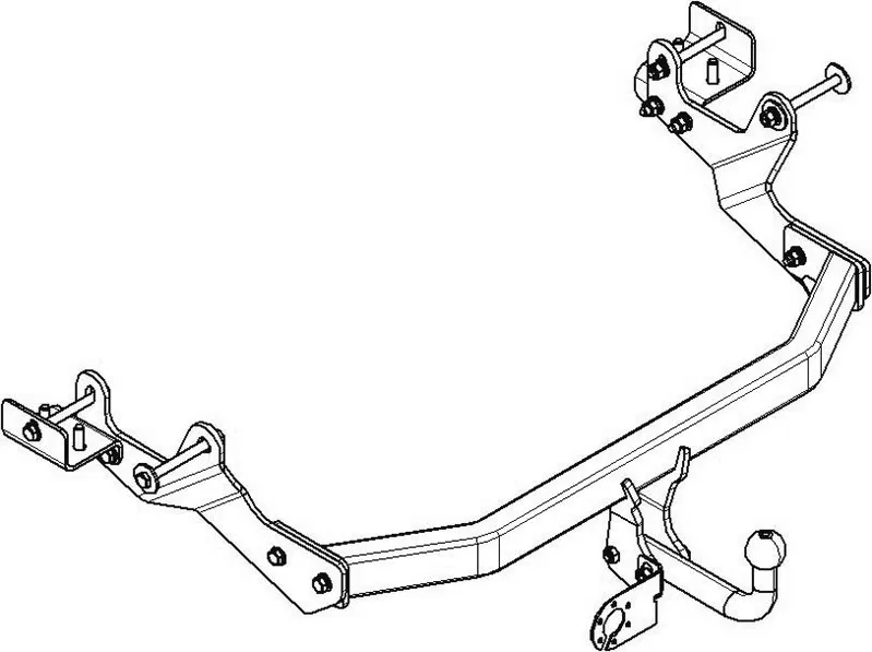 Фаркоп AvtoS для Hyundai H1 Grand Starex 2007-2025. Артикул HY 26 Фаркоп AvtoS для Hyundai H1 Grand Starex 2007-2025. Артикул HY 26