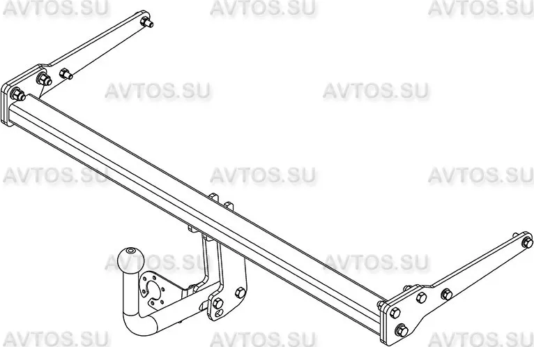 Фаркоп AvtoS для Suzuki SX4 II S-Cross 2013-2025. Артикул SZ 12 Фаркоп AvtoS для Suzuki SX4 II S-Cross 2013-2025. Артикул SZ 12