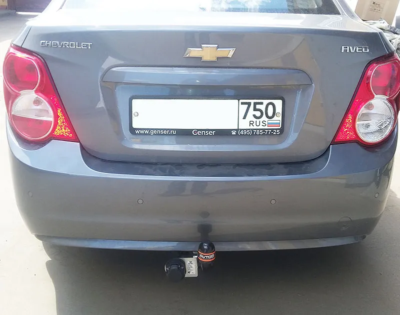 Фаркоп AvtoS для Chevrolet Aveo II седан 2011-2015. Артикул CV 11