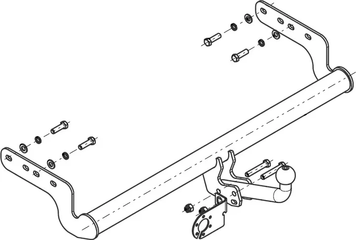 Фаркоп AvtoS для Hyundai Accent II седан 1999-2005. Артикул HY 01 Фаркоп AvtoS для Hyundai Accent II седан 1999-2005. Артикул HY 01