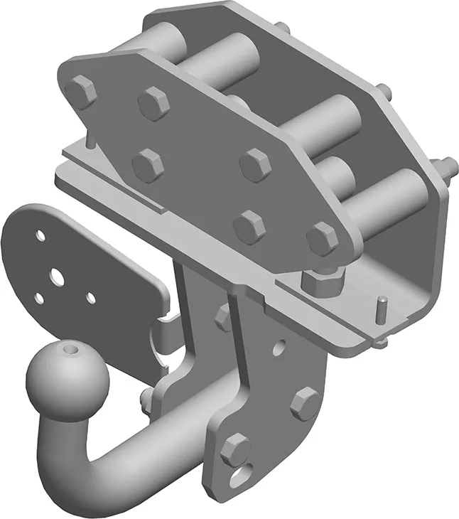 Фаркоп AvtoS для Toyota Land Cruiser 200 2007-2021. Артикул TY 19