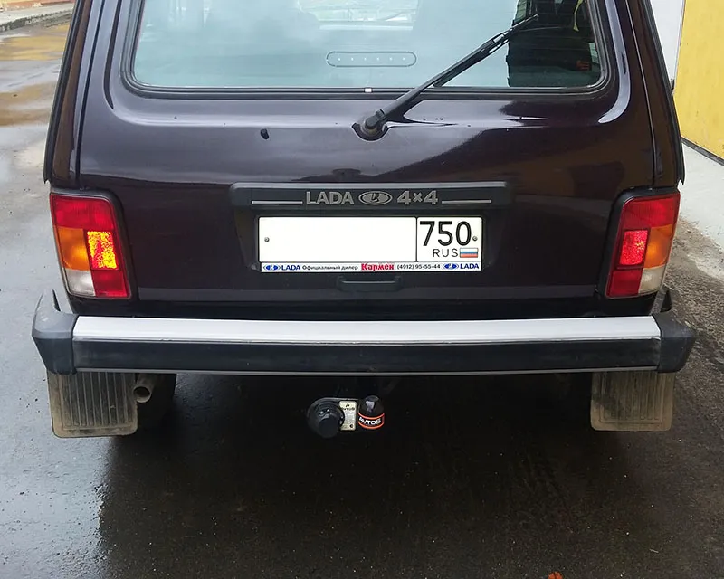 Фаркоп AvtoS (цельный, усиленный) для ВАЗ 2121, 21213, 4х4 1977-2014. Артикул VAZ-22