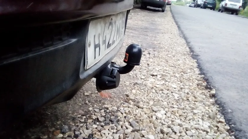 Фаркоп AvtoS для Lada Kalina I седан, универсал 2006-2013. Артикул VAZ-61