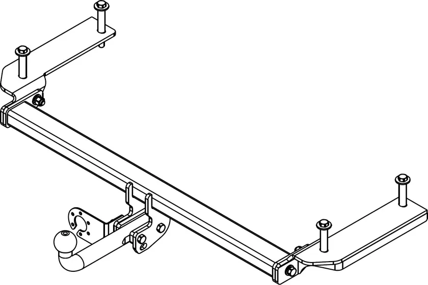 Фаркоп AvtoS для Chery Tiggo 4 2019-2025. Артикул CE 05