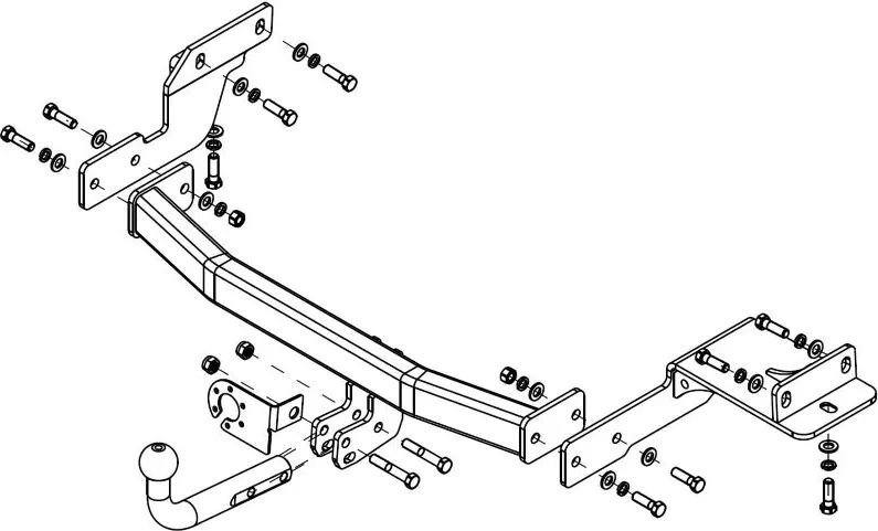 Фаркоп AvtoS для Hyundai Sonata VIII 2020-2025. Артикул HY 36 Фаркоп AvtoS для Hyundai Sonata VIII 2020-2025. Артикул HY 36