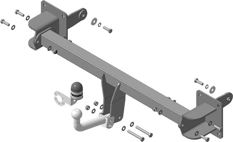 Фаркоп Мотодор для Mercedes-Benz GLE-Класс W167 2018-2025 Оцинк. шар. Артикул 91207-A Фаркоп Мотодор для Mercedes-Benz GLE-Класс W167 2018-2025 Оцинк. шар. Артикул 91207-A