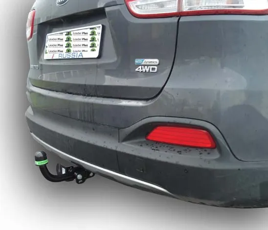 Фаркоп Лидер-Плюс для Hyundai Santa Fe III рестайлинг 2015-2018 дизель. Артикул K121-A