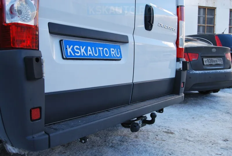 Фаркоп Лидер-Плюс для Citroen Jumper II L2 2006-2025. Фланцевое крепление. Артикул P107-FC Фаркоп Лидер-Плюс для Citroen Jumper II L2 2006-2025. Фланцевое крепление. Артикул P107-FC