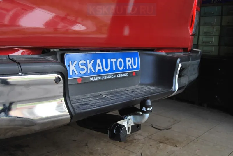 Фаркоп Лидер-Плюс для Toyota Hilux VIII 2015-2025. Фланцевое крепление. Артикул T121-F Фаркоп Лидер-Плюс для Toyota Hilux VIII 2015-2025. Фланцевое крепление. Артикул T121-F