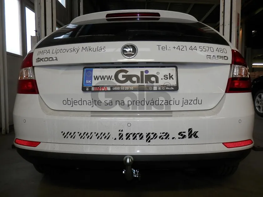 Фаркоп Galia оцинкованный для Skoda Rapid лифтбек 2013-2025. Артикул S104A Фаркоп Galia оцинкованный для Skoda Rapid лифтбек 2013-2025. Артикул S104A