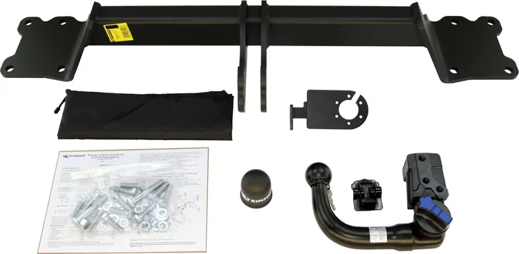 Фаркоп Steinhof для Audi Q7 II 2015-2025. Быстросъемный крюк. Артикул A-108