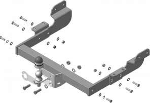 Фаркоп Мотодор для Ford Transit 2014-2025. Артикул 90709-FE