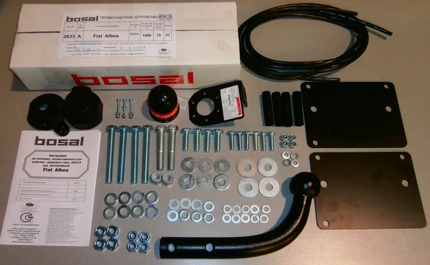 Фаркоп Oris (ранее Bosal) для Fiat Albea седан 2003-2011. Артикул 2633-A Фаркоп Oris (ранее Bosal) для Fiat Albea седан 2003-2011. Артикул 2633-A