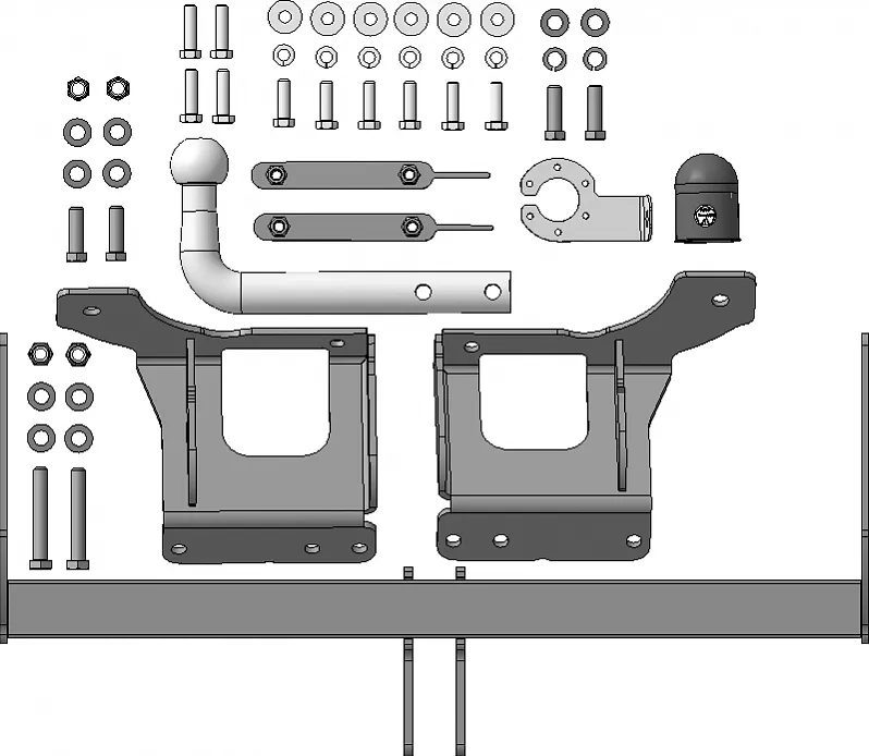 Фаркоп АвтоСтандарт оцинкованный для Hyundai Tucson III до рестайлинга 2015-2018. Оцинкованный шар. Артикул H106A Фаркоп АвтоСтандарт оцинкованный для Hyundai Tucson III до рестайлинга 2015-2018. Оцинкованный шар. Артикул H106A