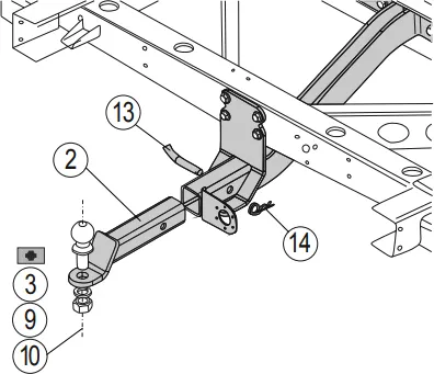 Фаркоп Oris (ранее Bosal) для УАЗ Барс с шаром типа E (под американский квадрат 50х50). Артикул 6509-E Фаркоп Oris (ранее Bosal) для УАЗ Барс с шаром типа E (под американский квадрат 50х50). Артикул 6509-E