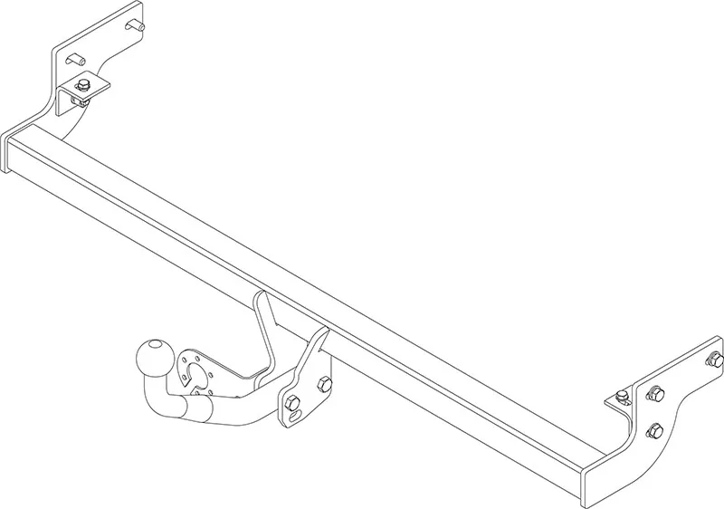 Фаркоп AvtoS для Hyundai Elantra IV седан 2006-2011. Артикул HY 20