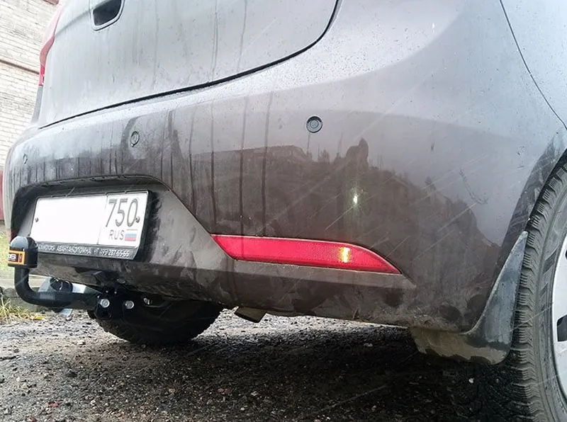 Фаркоп AvtoS для Kia Rio III хетчбек 2011-2017. Артикул KI 29