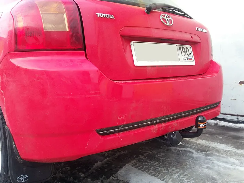 Фаркоп AvtoS для Toyota Corolla хетчбек 3/5 дверей 2002-2006. Артикул TY 29