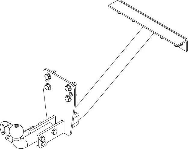 Фаркоп AvtoS для УАЗ Хантер 2003-2025. Артикул UAZ-10