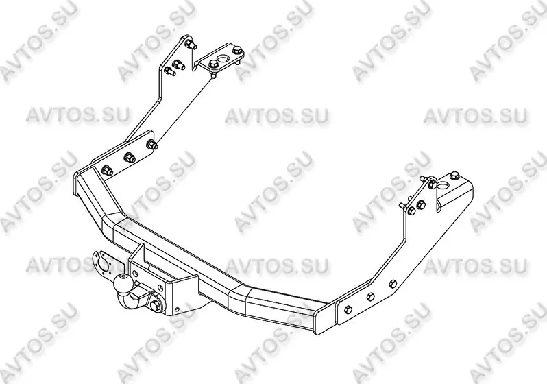 Фаркоп AvtoS для ГАЗ Газель Next (ЦМФ) 2016-2025. Фланцевое крепление. Артикул GAZ-14 Фаркоп AvtoS для ГАЗ Газель Next (ЦМФ) 2016-2025. Фланцевое крепление. Артикул GAZ-14