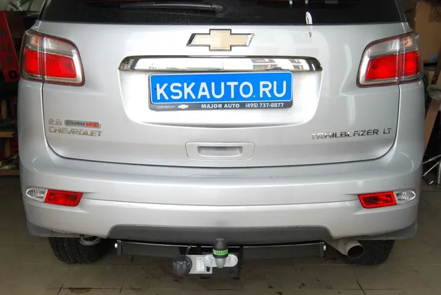 Фаркоп Лидер-Плюс для Chevrolet TrailBlazer II GM800 2012-2016. Фланцевое крепление. Артикул C216-F Фаркоп Лидер-Плюс для Chevrolet TrailBlazer II GM800 2012-2016. Фланцевое крепление. Артикул C216-F