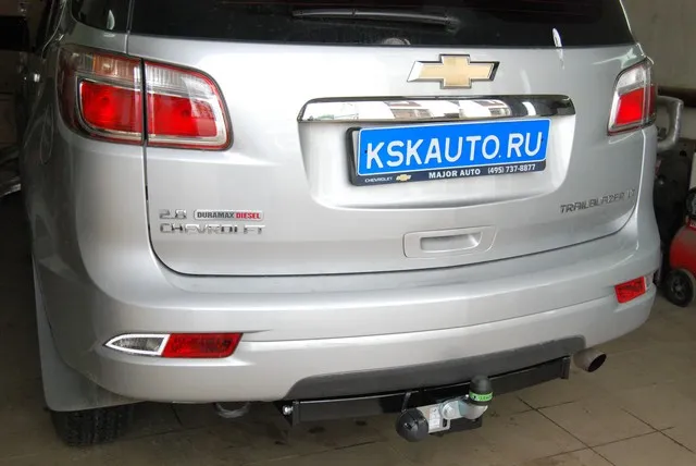 Фаркоп Лидер-Плюс для Chevrolet TrailBlazer II GM800 2012-2016. Фланцевое крепление. Артикул C216-F Фаркоп Лидер-Плюс для Chevrolet TrailBlazer II GM800 2012-2016. Фланцевое крепление. Артикул C216-F