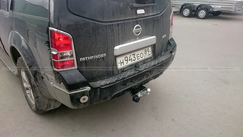 Фаркоп Лидер-Плюс для Nissan Pathfinder R51 2004-2014. Фланцевое крепление. Артикул N108-F Фаркоп Лидер-Плюс для Nissan Pathfinder R51 2004-2014. Фланцевое крепление. Артикул N108-F