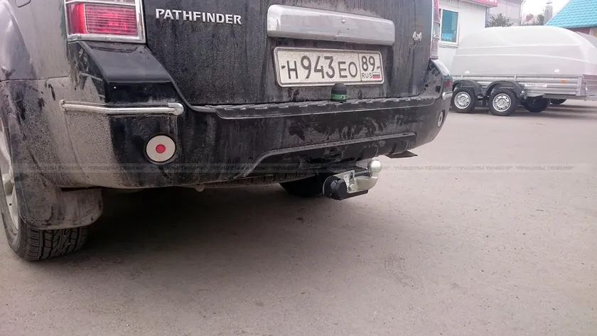 Фаркоп Лидер-Плюс для Nissan Pathfinder R51 2004-2014. Фланцевое крепление. Артикул N108-F Фаркоп Лидер-Плюс для Nissan Pathfinder R51 2004-2014. Фланцевое крепление. Артикул N108-F