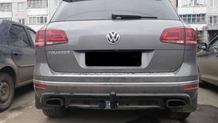 Фаркоп Лидер-Плюс для Volkswagen Touareg I 2002-2010. Артикул V124-A Фаркоп Лидер-Плюс для Volkswagen Touareg I 2002-2010. Артикул V124-A