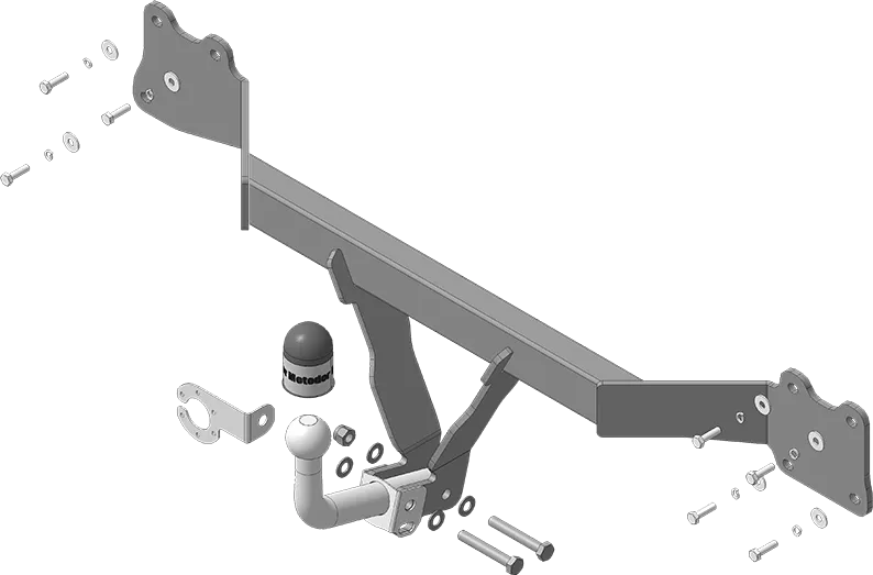 Фаркоп Мотодор для Audi TT 8J купе, кабриолет 2006-2014. Артикул 90102-A Фаркоп Мотодор для Audi TT 8J купе, кабриолет 2006-2014. Артикул 90102-A