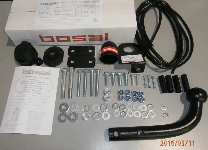 Фаркоп Oris (ранее Bosal) для Citroen Berlingo I Minivan, Van 1996-2008. Артикул 2527-A Фаркоп Oris (ранее Bosal) для Citroen Berlingo I Minivan, Van 1996-2008. Артикул 2527-A