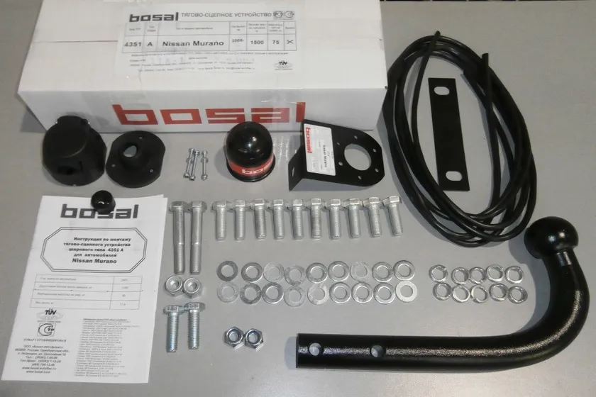 Фаркоп Oris (ранее Bosal) для Nissan Murano Z50 2005-2008. Артикул 4351-A Фаркоп Oris (ранее Bosal) для Nissan Murano Z50 2005-2008. Артикул 4351-A