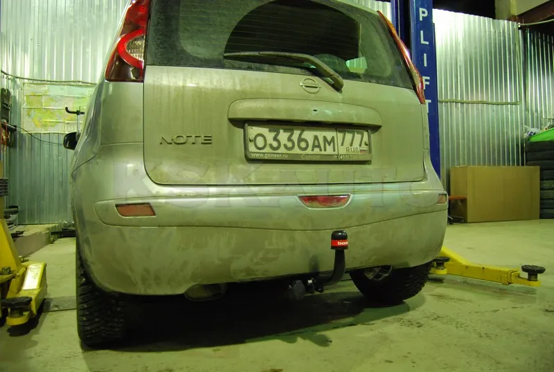 Фаркоп Oris (ранее Bosal) для Nissan Note I минивэн 2006-2013. Артикул 4355-A Фаркоп Oris (ранее Bosal) для Nissan Note I минивэн 2006-2013. Артикул 4355-A