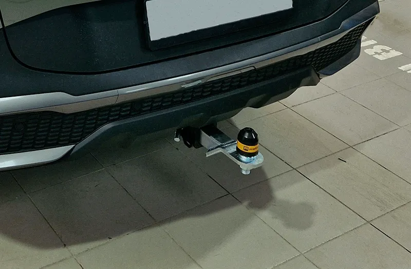 Фаркоп Мотодор под американский квадрат для Kia Sportage V (в т.ч. для автомобилей, выпущенных в Китае) 2022-2025 с оцинк. шаром. Артикул 91014-E