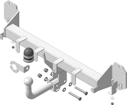 Фаркоп Мотодор оцинкованный для BMW X4 G02 2018-2025. Артикул 90206-A