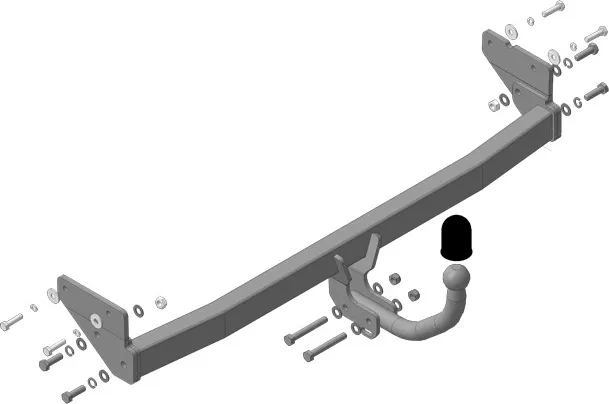 Фаркоп Мотодор для Hyundai Creta II 2021-2025. Артикул 90906-A Фаркоп Мотодор для Hyundai Creta II 2021-2025. Артикул 90906-A