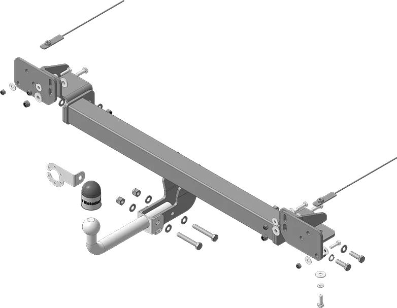 Фаркоп Мотодор для Changan CS75 FL 2018-2025. Артикул 97201-A