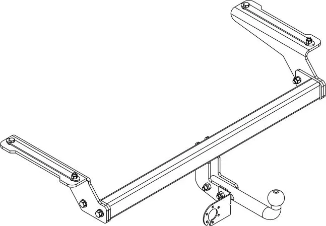 Фаркоп AvtoS для Haval F7 2019-2025. Артикул HV 03