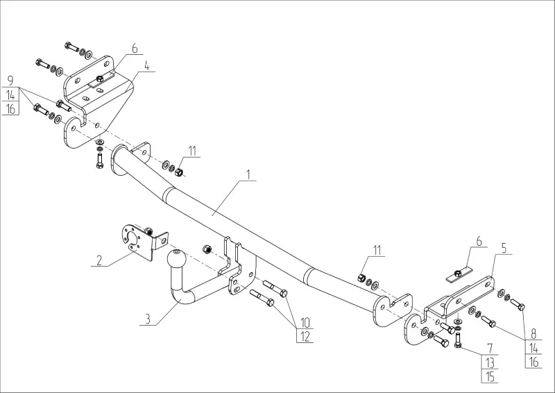 Фаркоп AvtoS для Kia Rio III хэтчбек 2011-2017. Артикул HY 32 Фаркоп AvtoS для Kia Rio III хэтчбек 2011-2017. Артикул HY 32