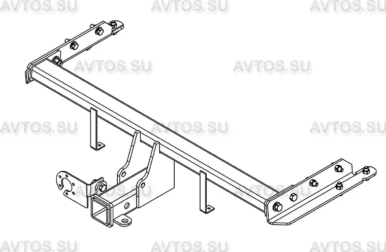 Фаркоп AvtoS для ГАЗ Volga Siber 2008-2010 без шара. Артикул GAZ-11 Фаркоп AvtoS для ГАЗ Volga Siber 2008-2010 без шара. Артикул GAZ-11
