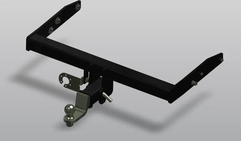 Фаркоп AvtoS (без шара в комплекте) для Volkswagen Caravelle T6 фургон, микроавтобус (в т.ч. авто с парктроником) 2015-2025. Артикул VW 36B