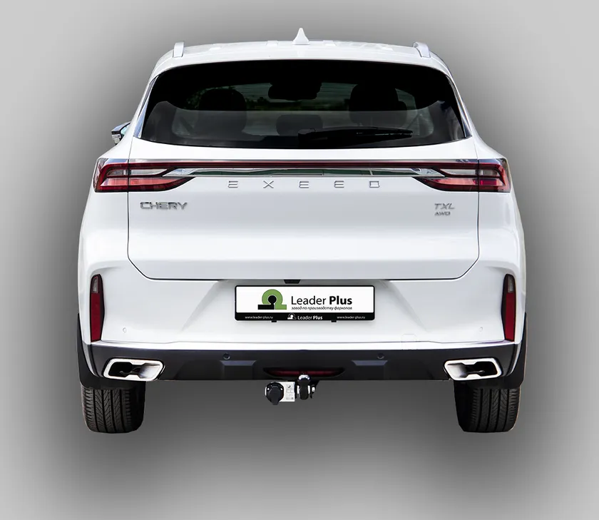 Фаркоп Лидер-Плюс для Exeed TXL (кроме 2,0 л) 2020-2025 (Съемный под квадрат 50х50). Артикул C108-E