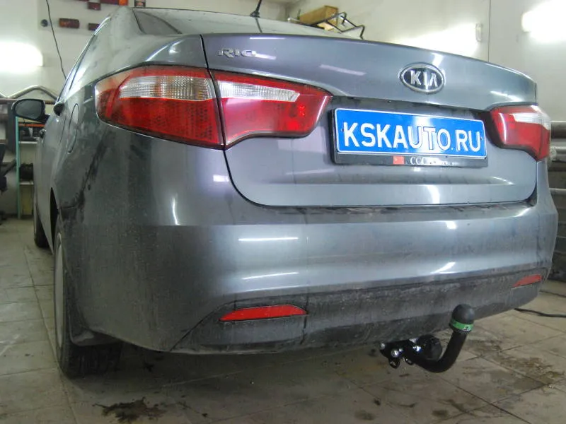Фаркоп Лидер-Плюс для Kia Rio III седан 2011-2017. Артикул H219-A Фаркоп Лидер-Плюс для Kia Rio III седан 2011-2017. Артикул H219-A