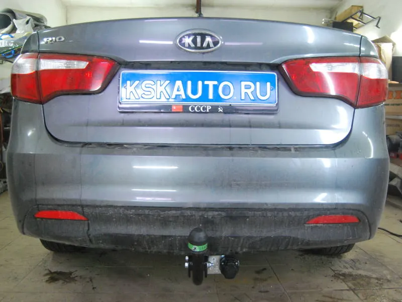 Фаркоп Лидер-Плюс для Kia Rio III седан 2011-2017. Артикул H219-A Фаркоп Лидер-Плюс для Kia Rio III седан 2011-2017. Артикул H219-A