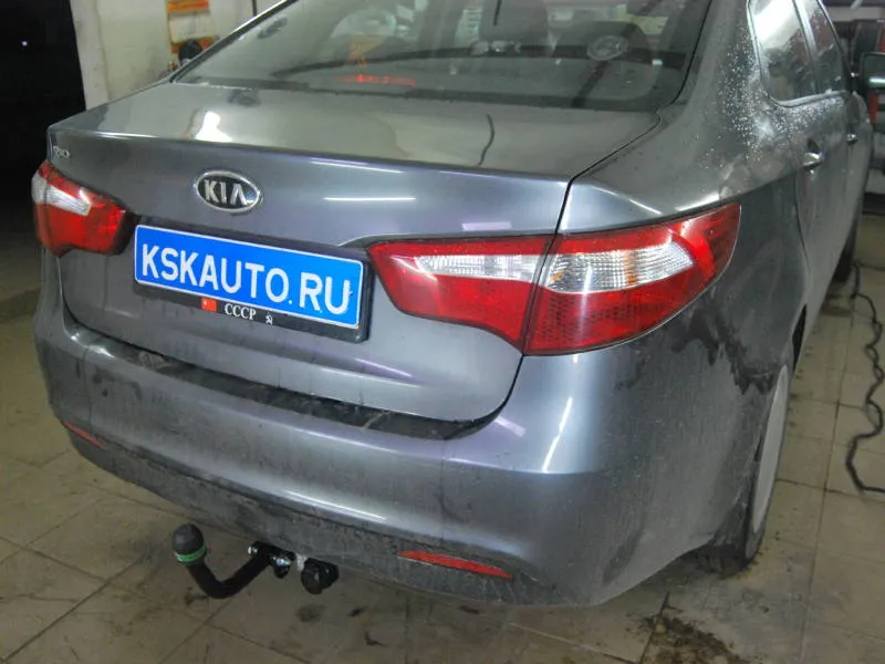 Фаркоп Лидер-Плюс для Kia Rio III седан 2011-2017. Артикул H219-A Фаркоп Лидер-Плюс для Kia Rio III седан 2011-2017. Артикул H219-A